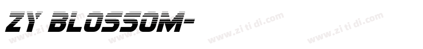 ZY blossom字体转换